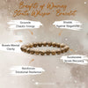Evolvegem "Strata Whisper" Grey Jasper Grounding Bracelet