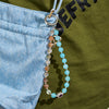Evolvegem Vitality Blue Chalcedony Gemstone Beaded Phone Strap