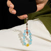 Evolvegem Serenity & Romance Aquamarine Keychain Phone Charm Strap