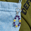 Evolvegem Wealth & Calm Citrine Amethyst Phone Charm Keychain