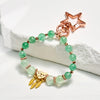 Evolvegem Love & Positivity Green Strawberry Quartz Phone Charm Keychain
