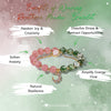 Evolvegem "Rosethorn Meadow" Crescent Charm Stress Relief Bracelet