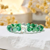 Evolvegem "Arborflora Papilio" Moss Agate Anxiety Relief Bracelet