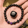 FREE Today: "Crux Codex" Serise Obsidian Cross Gemstone Bracelet