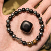 FREE Today: "Crux Codex" Serise Obsidian Cross Gemstone Bracelet