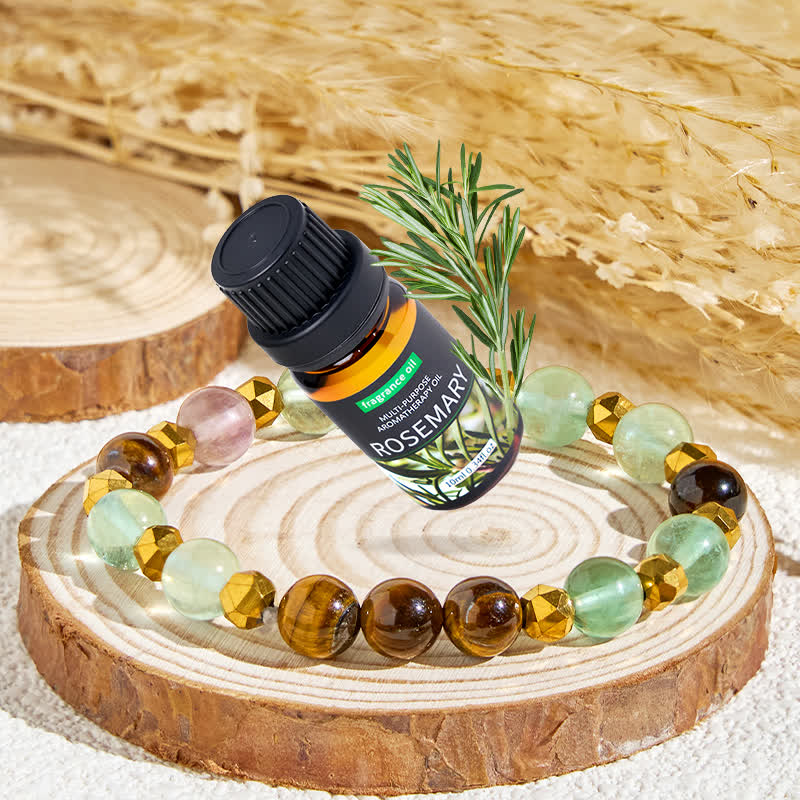 FREE Today: Tiger Eye & Fluorite Clarity & Valor Bracelet+Essential Oil