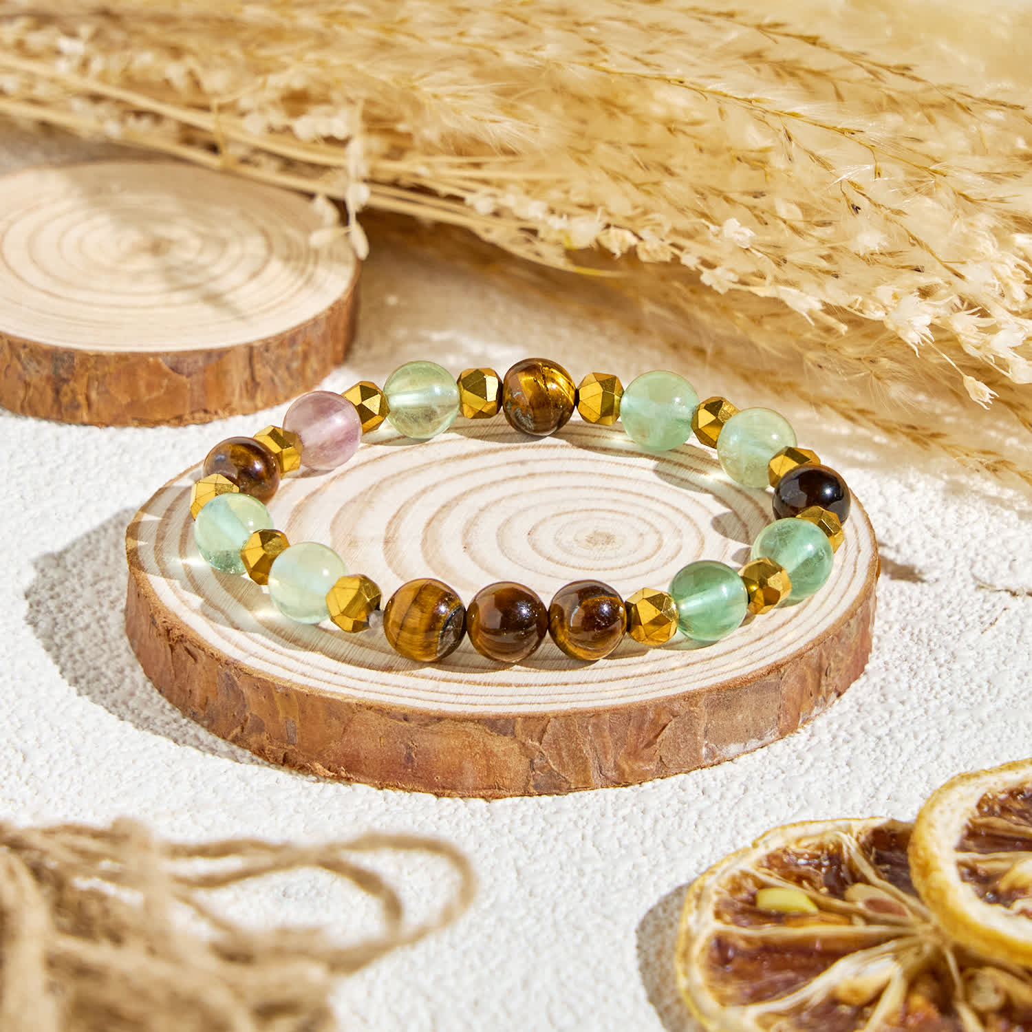 FREE Today: Tiger Eye & Fluorite Clarity & Valor Bracelet+Essential Oil