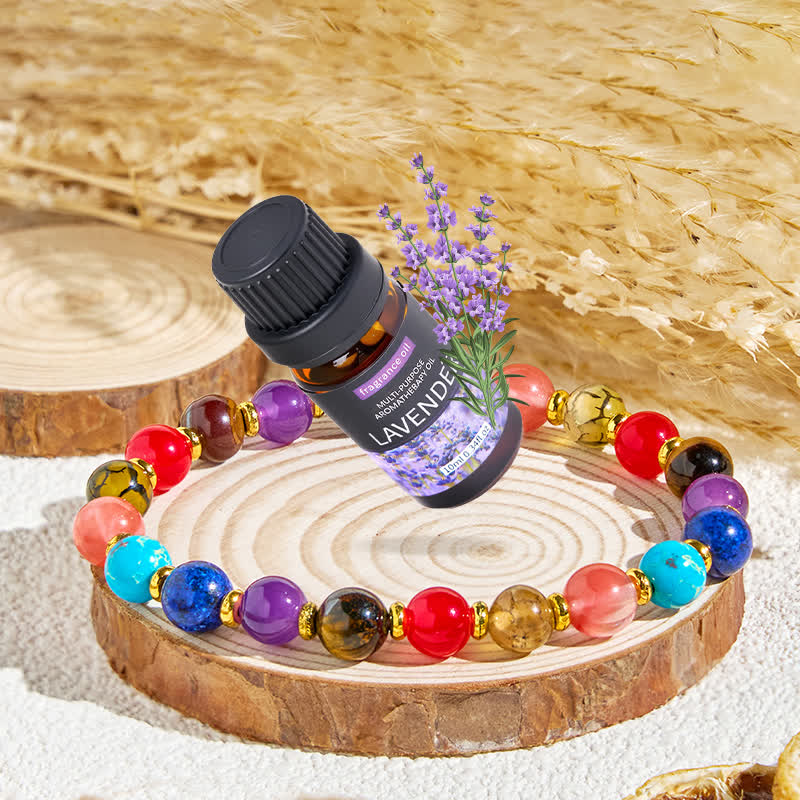 FREE Today: Chakra Healing Program: Natural Stone Bracelet & Essential Oil