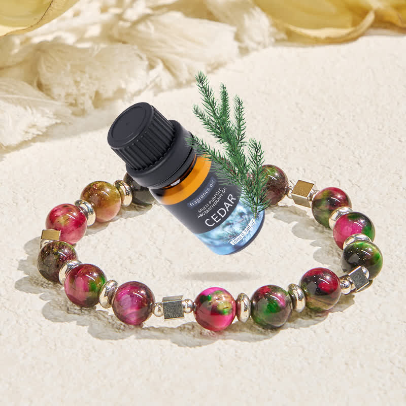 FREE Today: "Celestial Pulse" Galaxy Tiger's Eye Anxiety Relief Bracelet