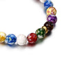 "Joyful Spectrum" Colorful Agate Chakra Bracelet